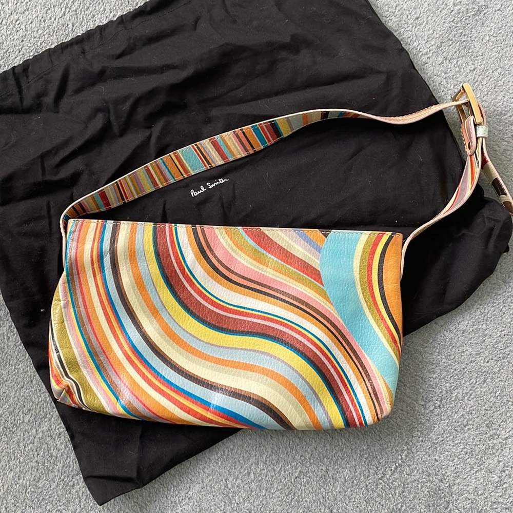 Paul Smith leather swirl bag